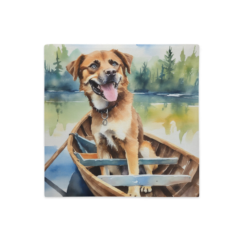 PugMug Custom Blue Premium Pillow Case