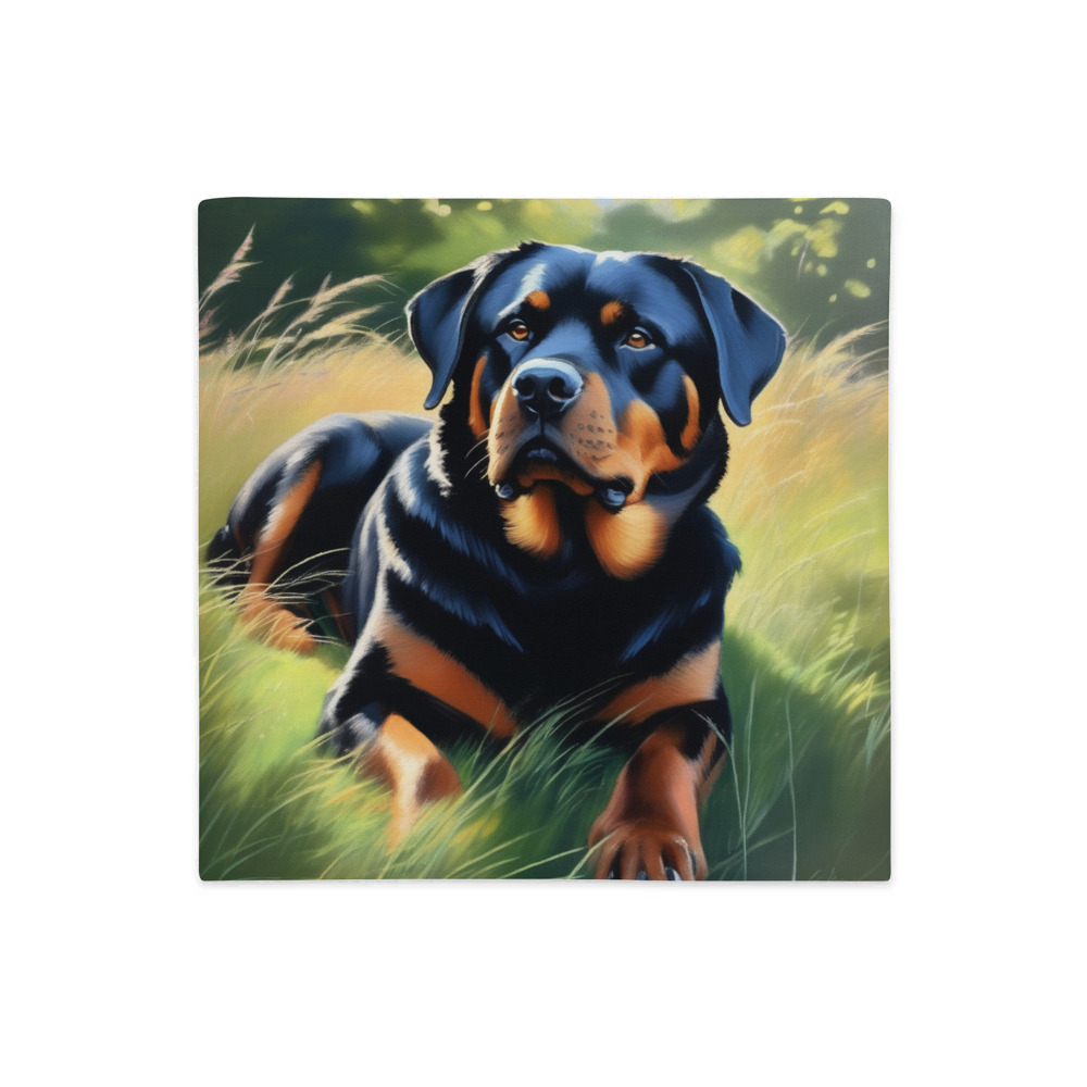 PugMug Custom Rottweiler Premium Pillow Case