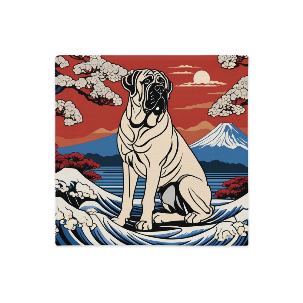 PugMug Custom Mastiff Premium Pillow Case