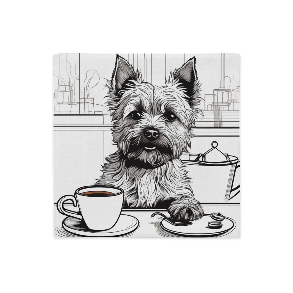 PugMug Custom Cairn Terrier Premium Pillow Case