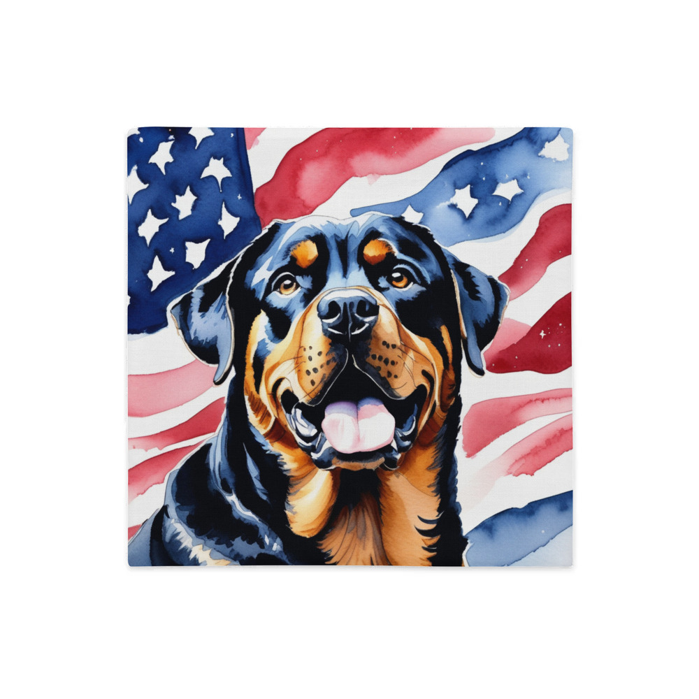 PugMug Custom Rottweiler Premium Pillow Case