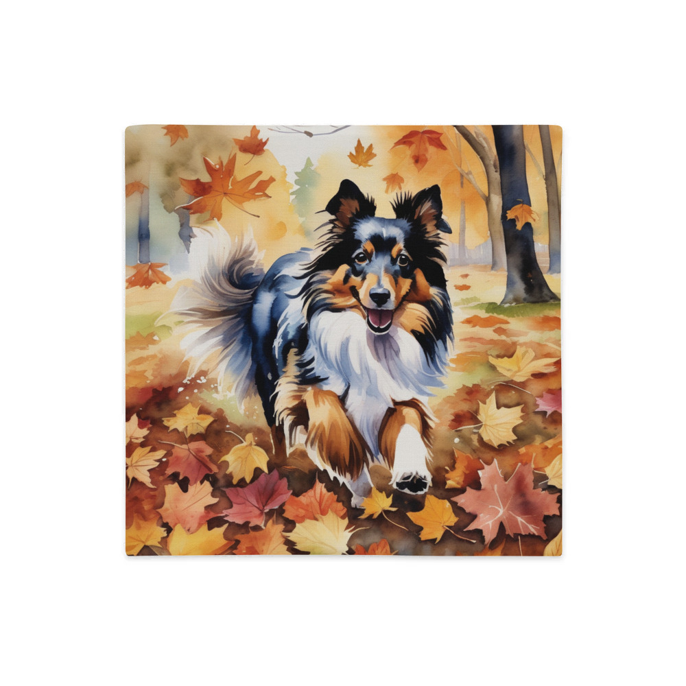 PugMug Custom Shetland Sheepdog Premium Pillow Case