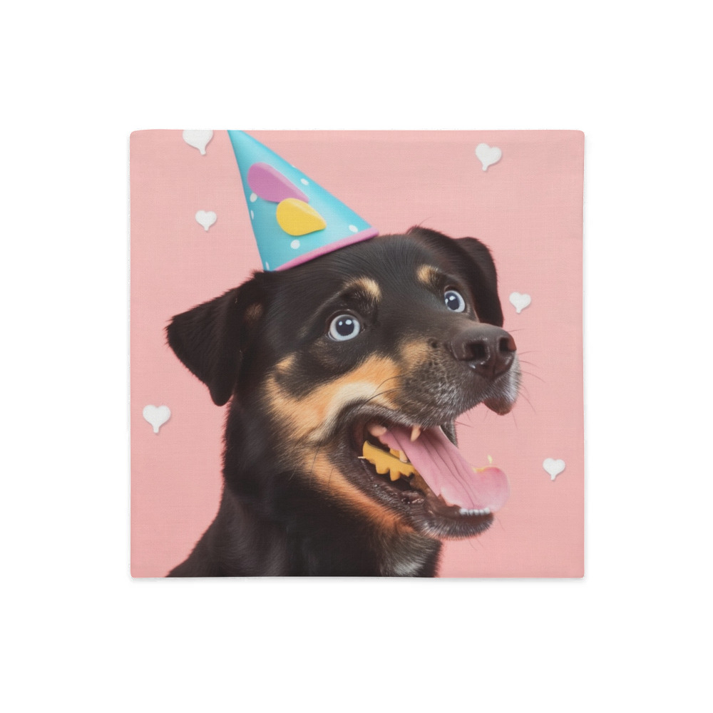 PugMug Custom Blue Premium Pillow Case