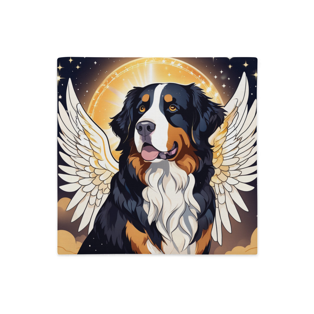 PugMug Custom Bernese Mountain Dog Premium Pillow Case