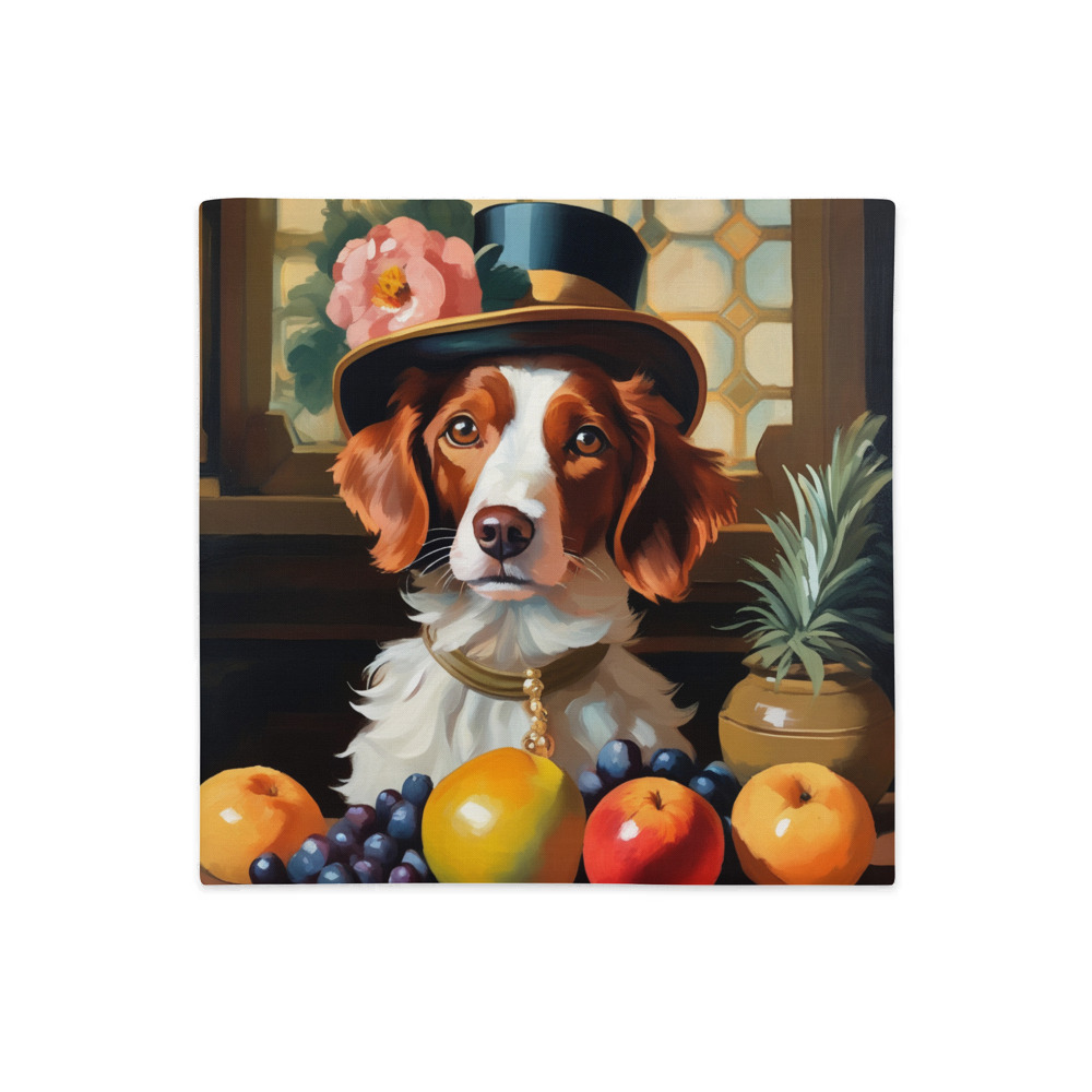 PugMug Custom Brittany Dog Premium Pillow Case