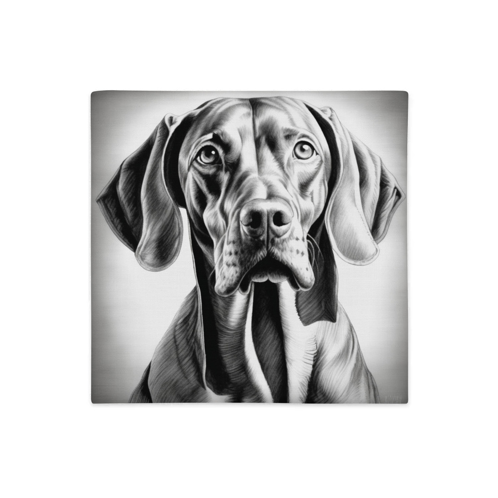 PugMug Custom Vizsla Premium Pillow Case