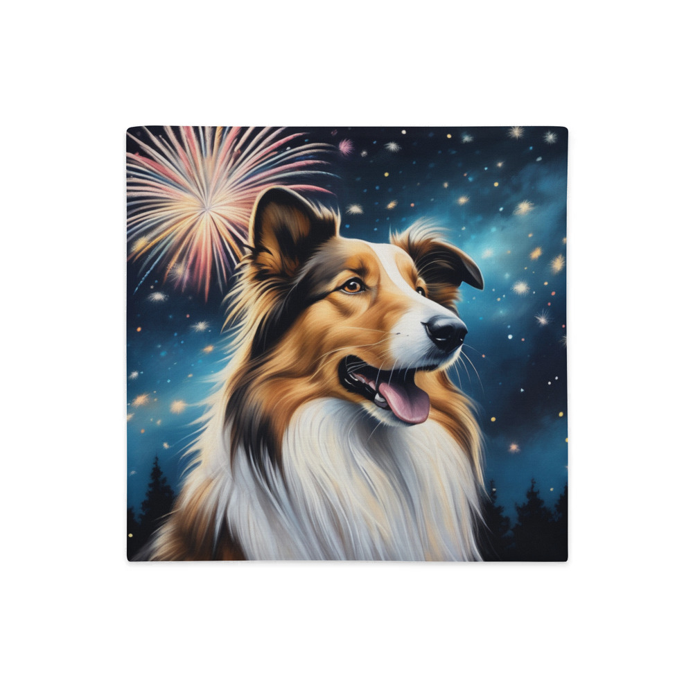 PugMug Custom Collie Premium Pillow Case