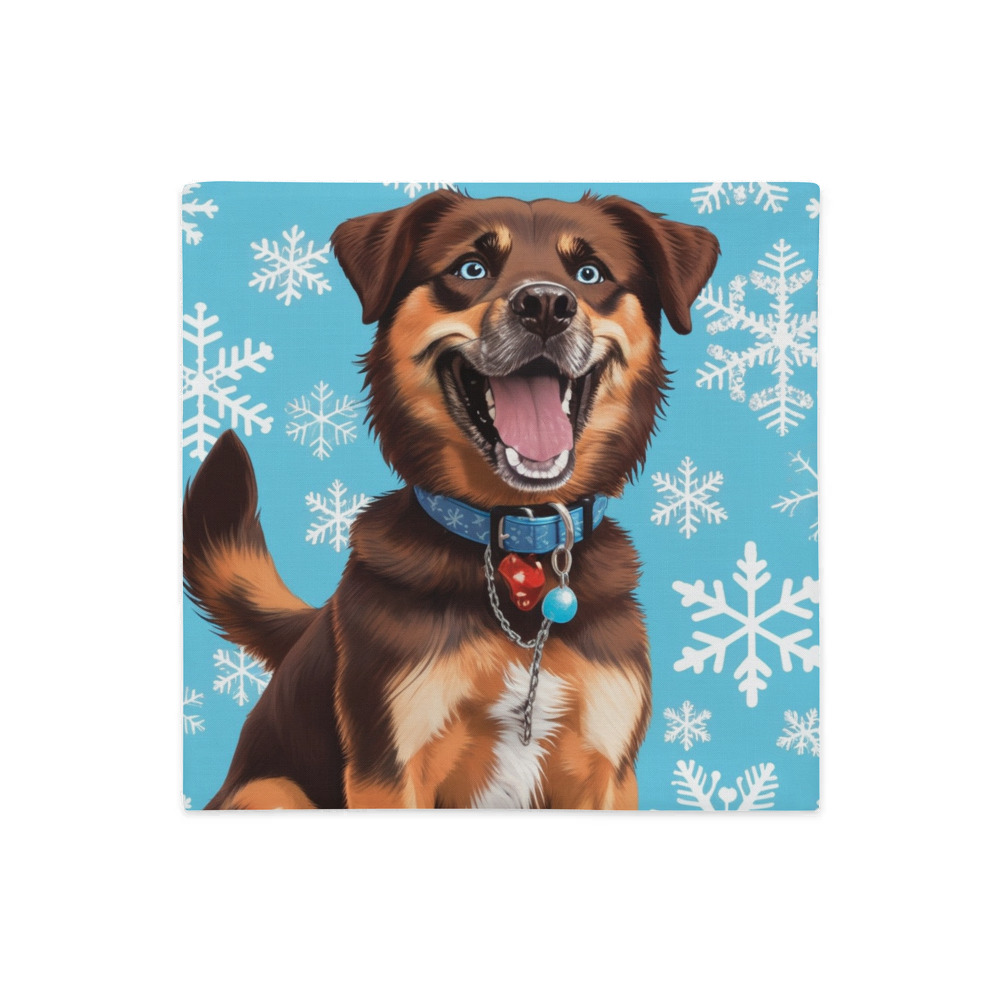 PugMug Custom Blue Premium Pillow Case