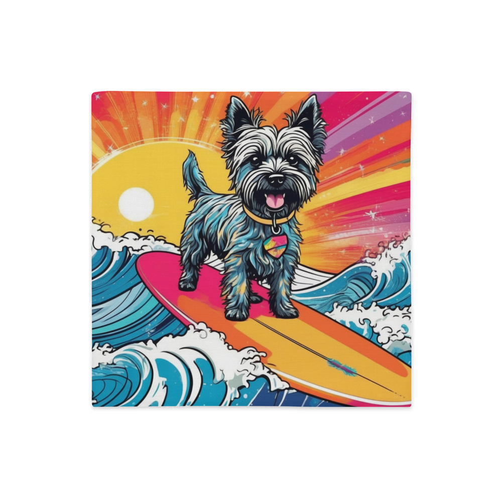 PugMug Custom Cairn Terrier Premium Pillow Case