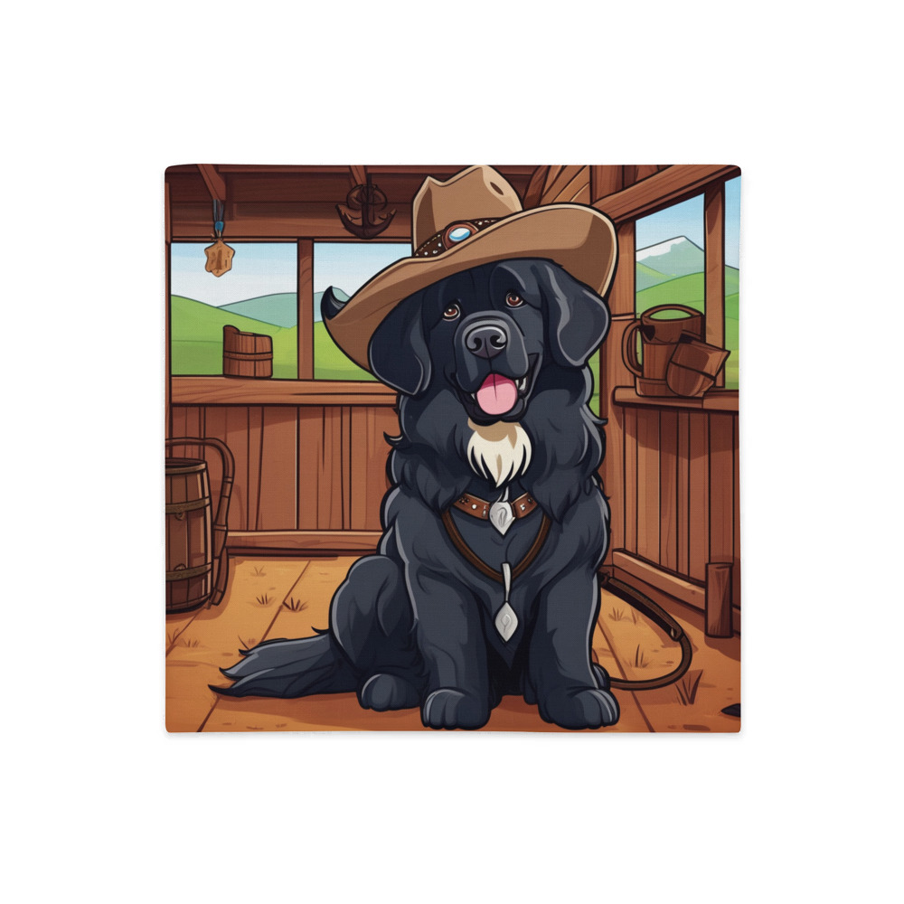 PugMug Custom Newfoundland Premium Pillow Case