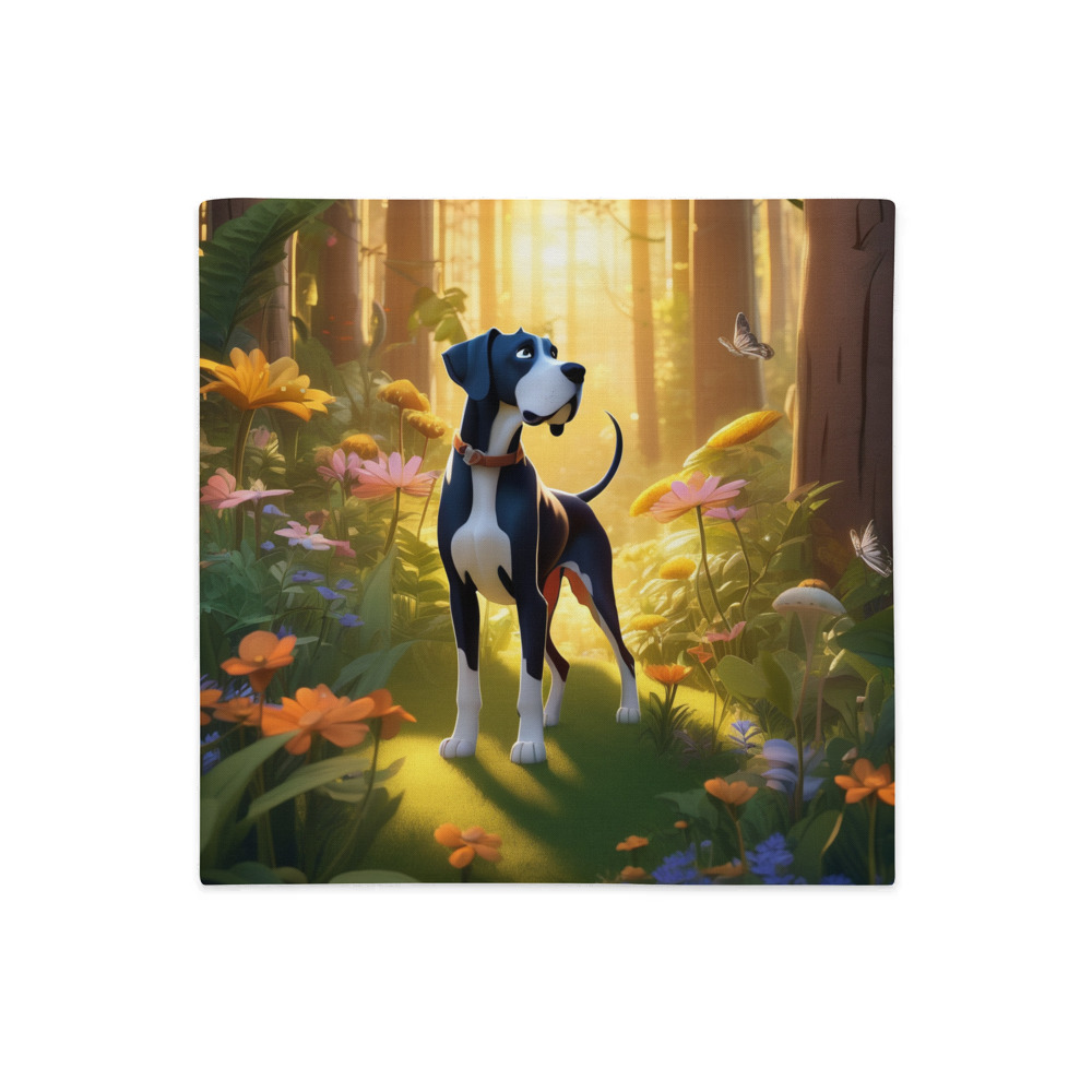 PugMug Custom Great Dane Premium Pillow Case