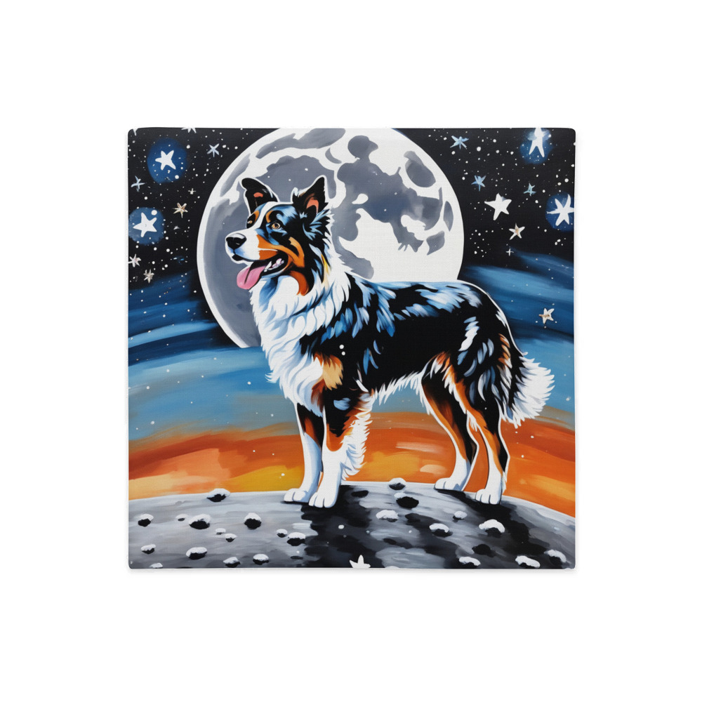 PugMug Custom Australian Shepherd Dog Premium Pillow Case