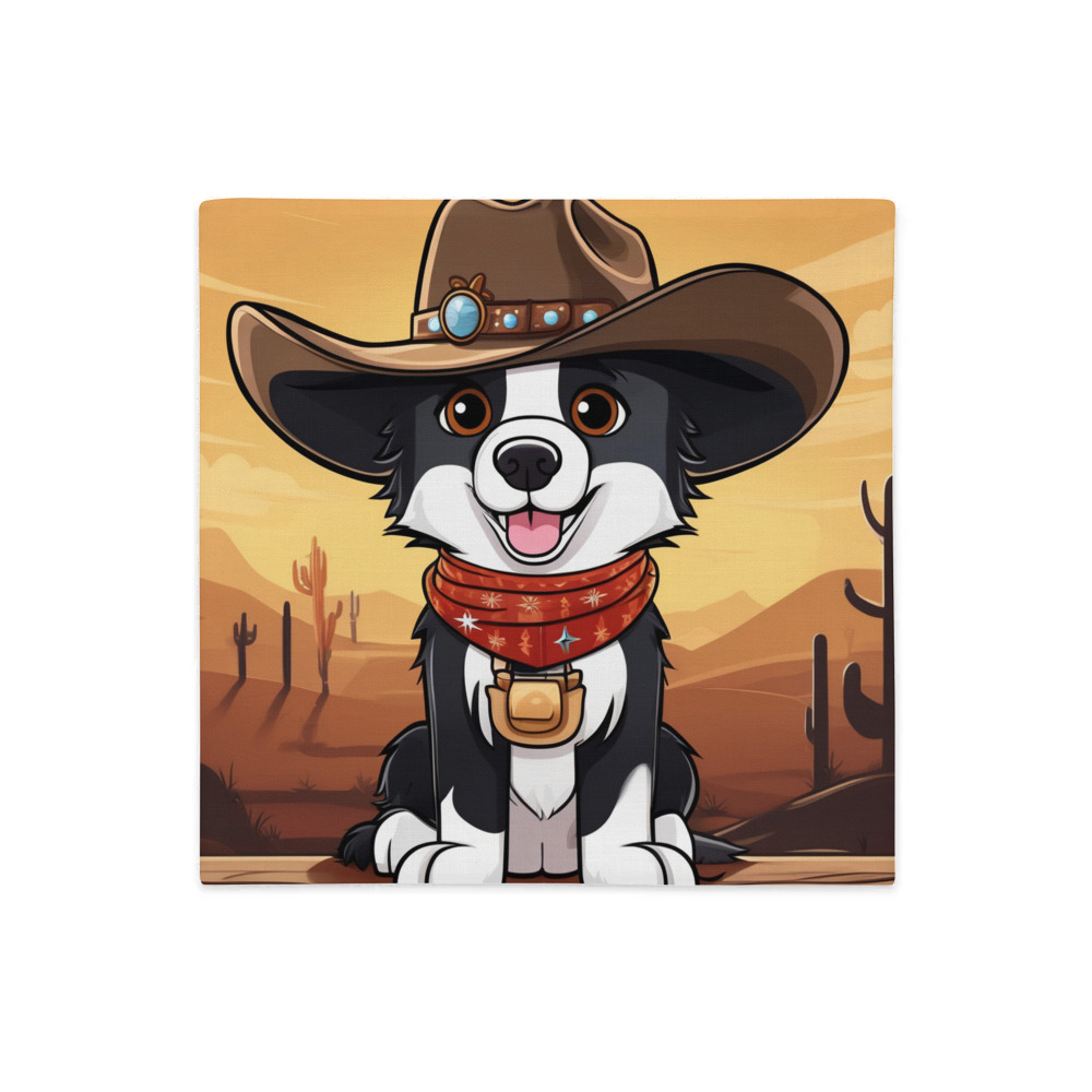 PugMug Custom Border Collie Premium Pillow Case