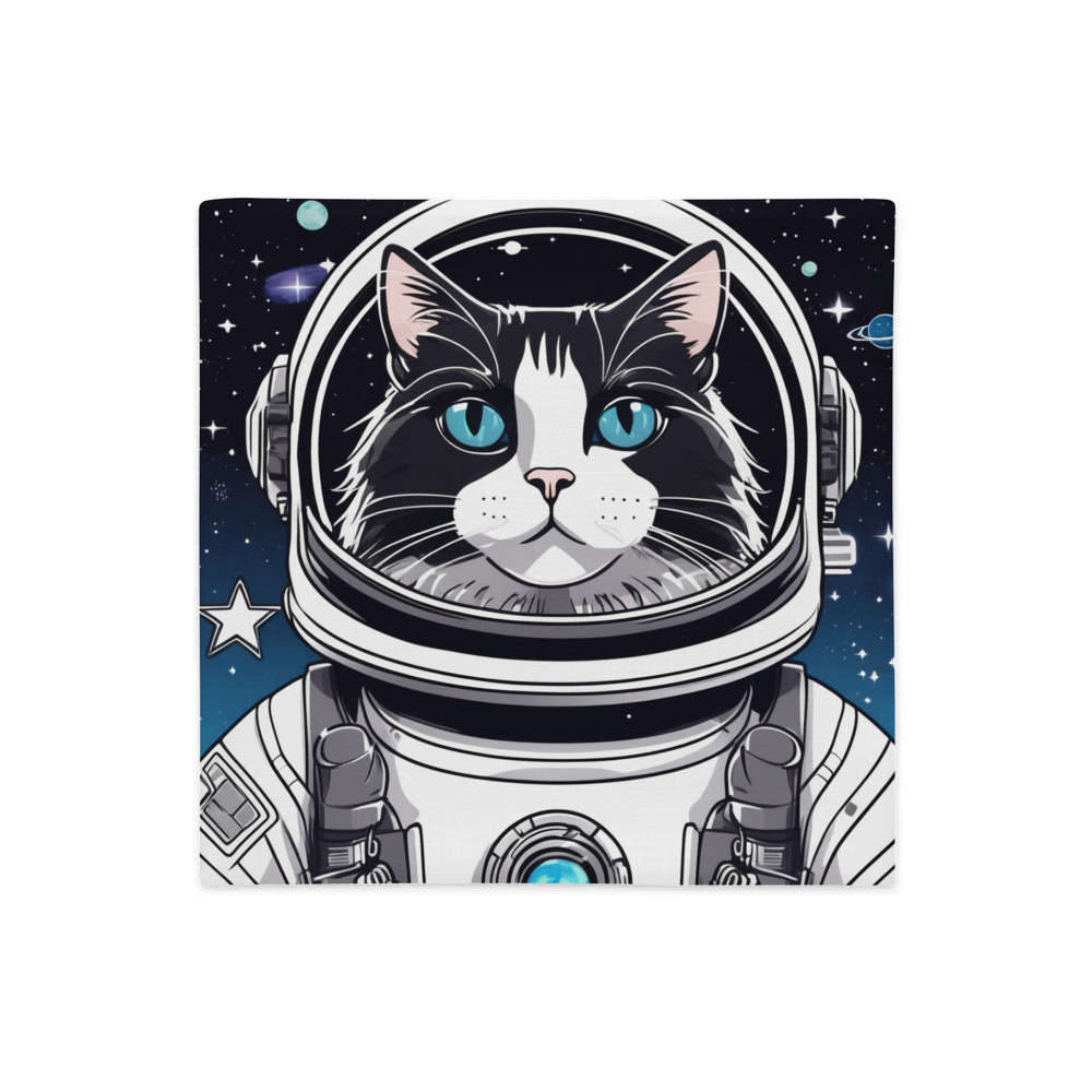 PugMug Custom Black Ragdoll Cat Premium Pillow Case