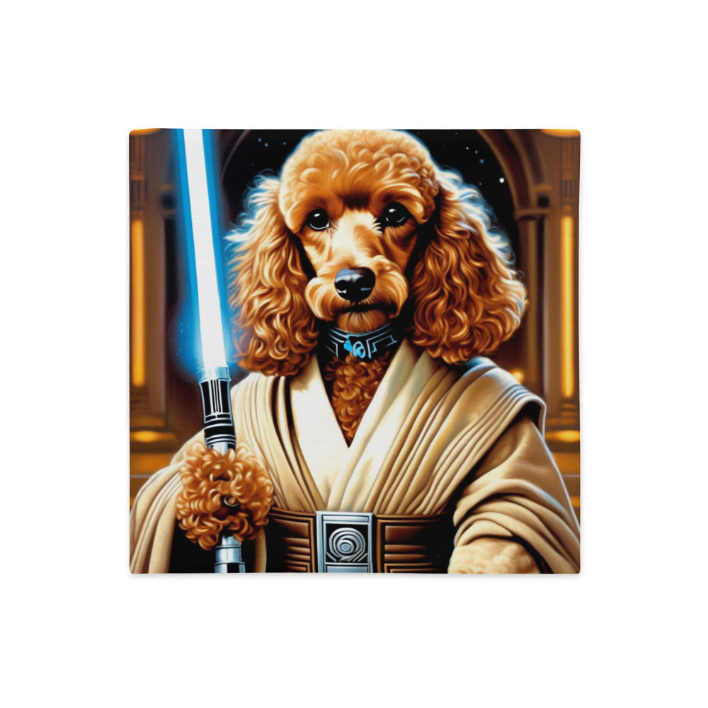 PugMug Custom Tan Poodle Premium Pillow Case