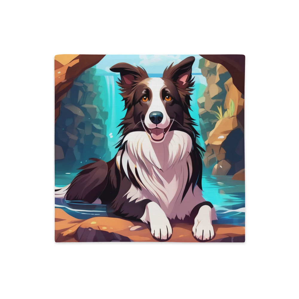 PugMug Custom Border Collie Premium Pillow Case