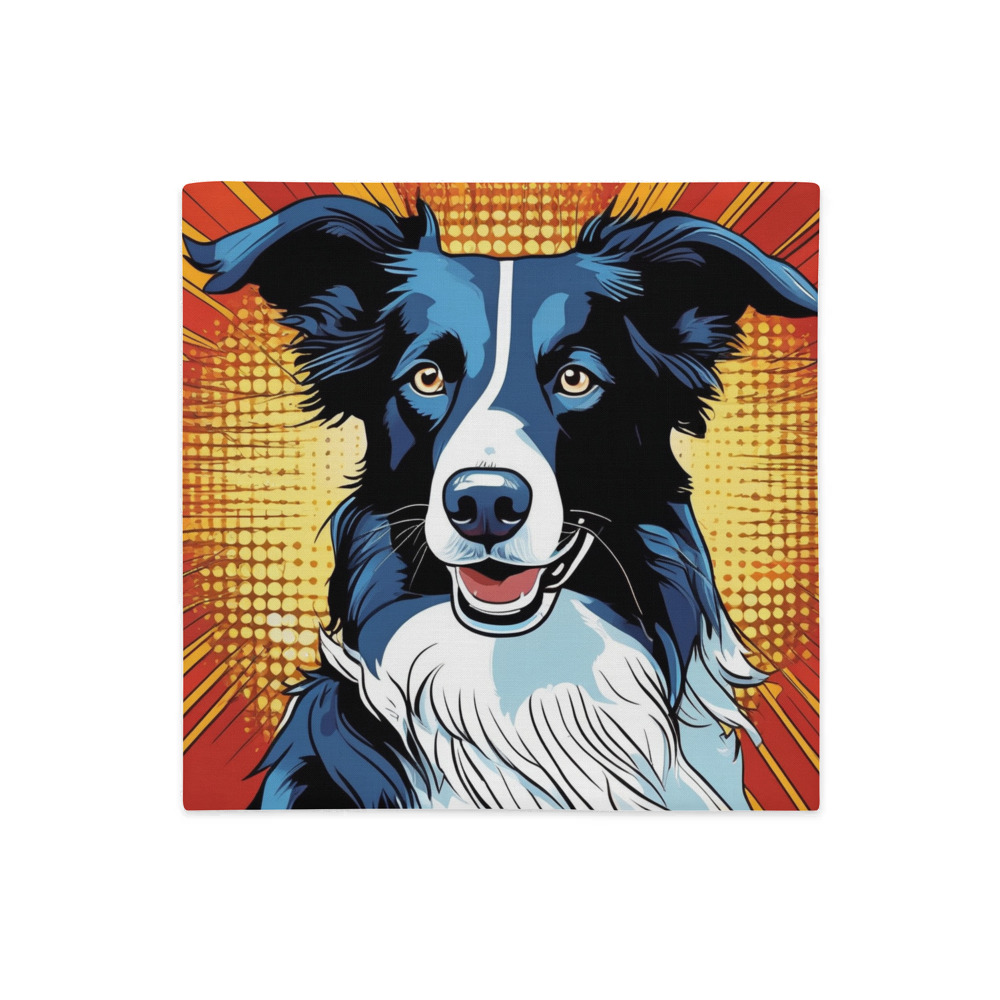 PugMug Custom Border Collie Premium Pillow Case