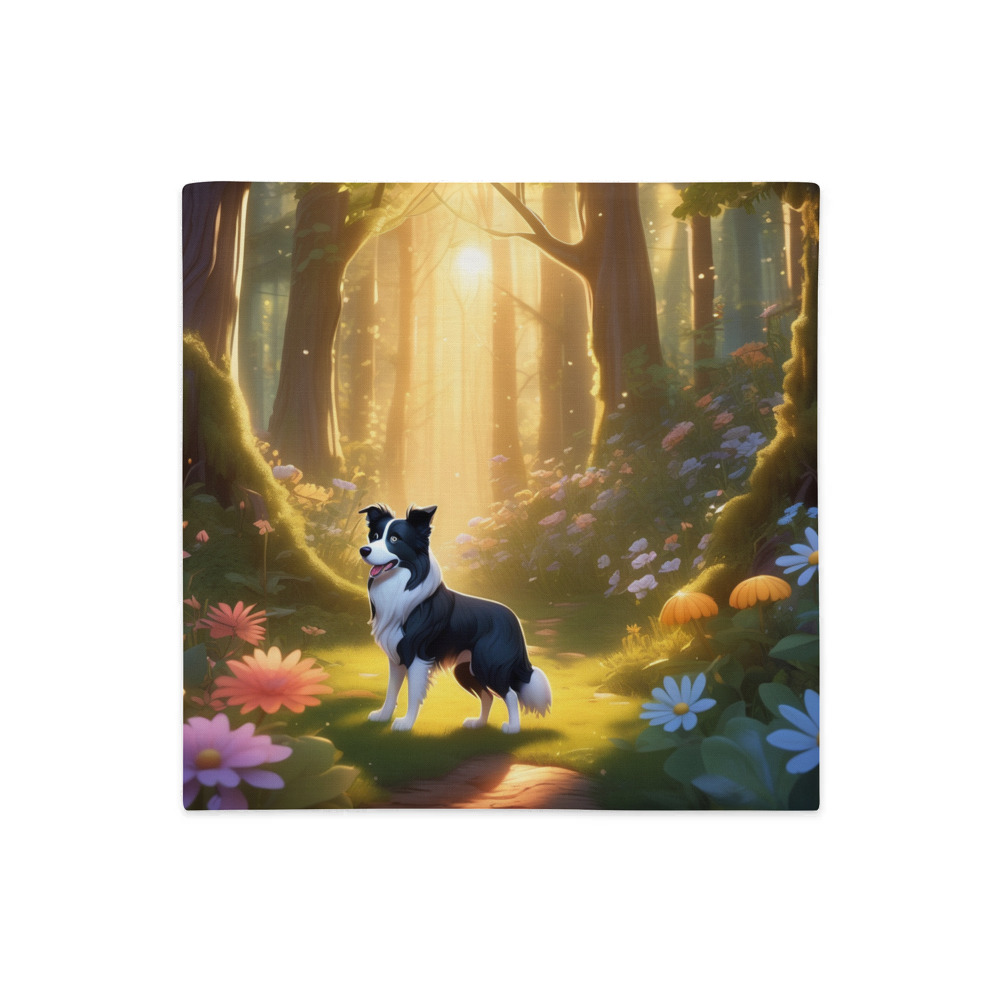 PugMug Custom Border Collie Premium Pillow Case