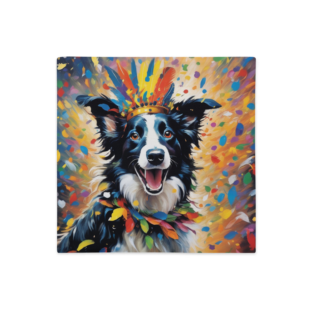 PugMug Custom Border Collie Premium Pillow Case