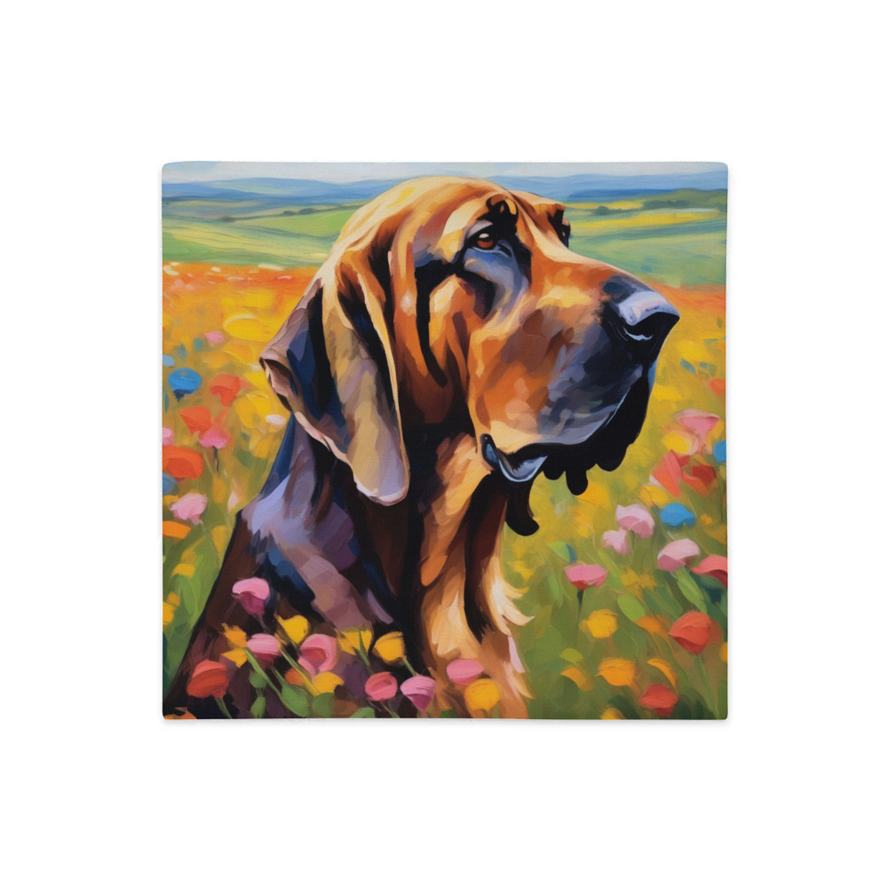 PugMug Custom Bloodhound Premium Pillow Case