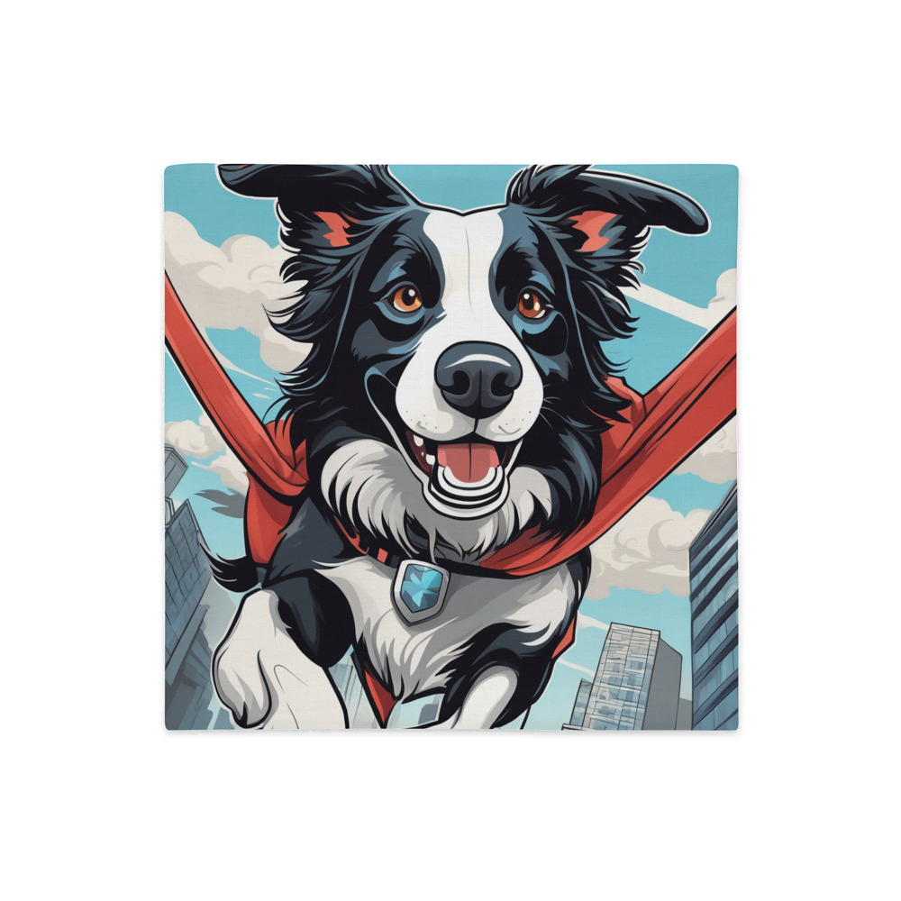 PugMug Custom Border Collie Premium Pillow Case
