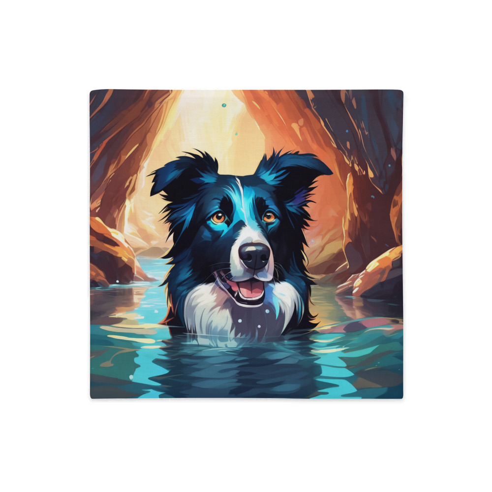 PugMug Custom Border Collie Premium Pillow Case