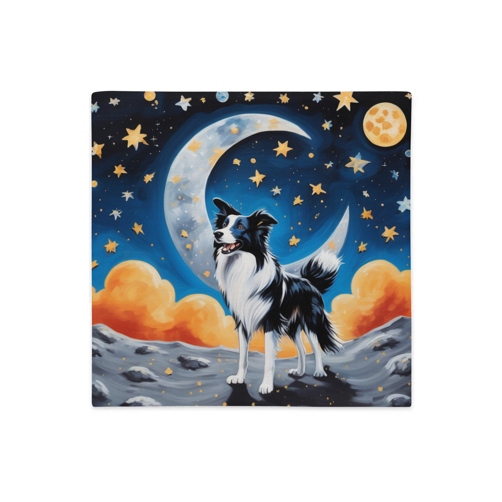 PugMug Custom Border Collie Premium Pillow Case