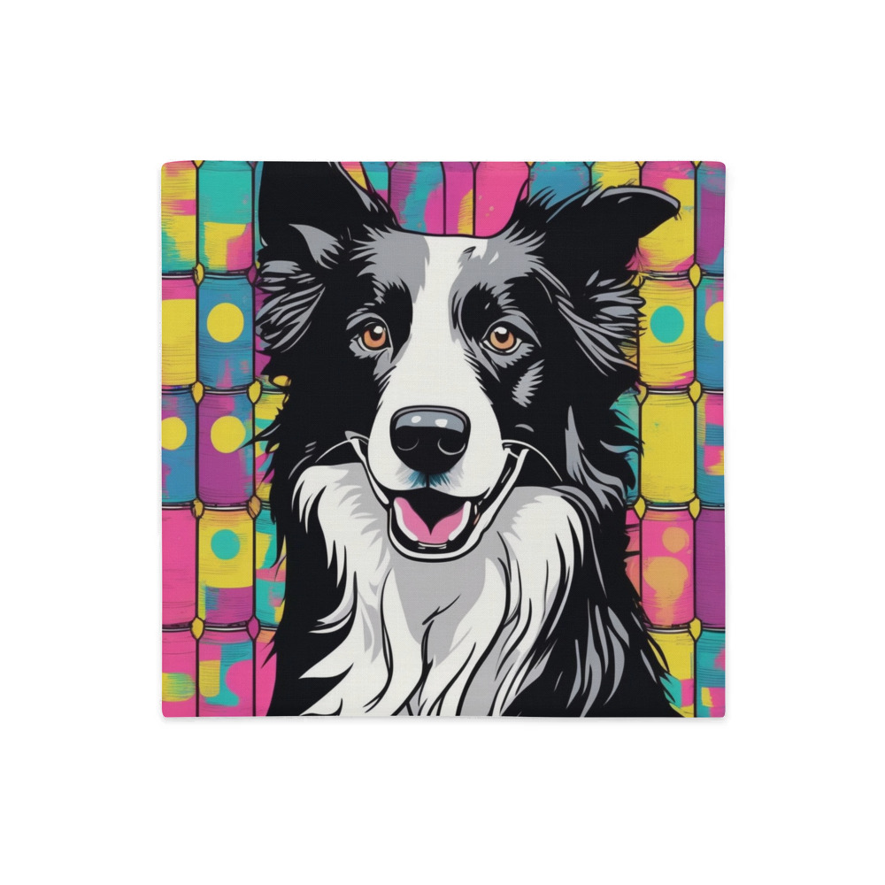 PugMug Custom Border Collie Premium Pillow Case
