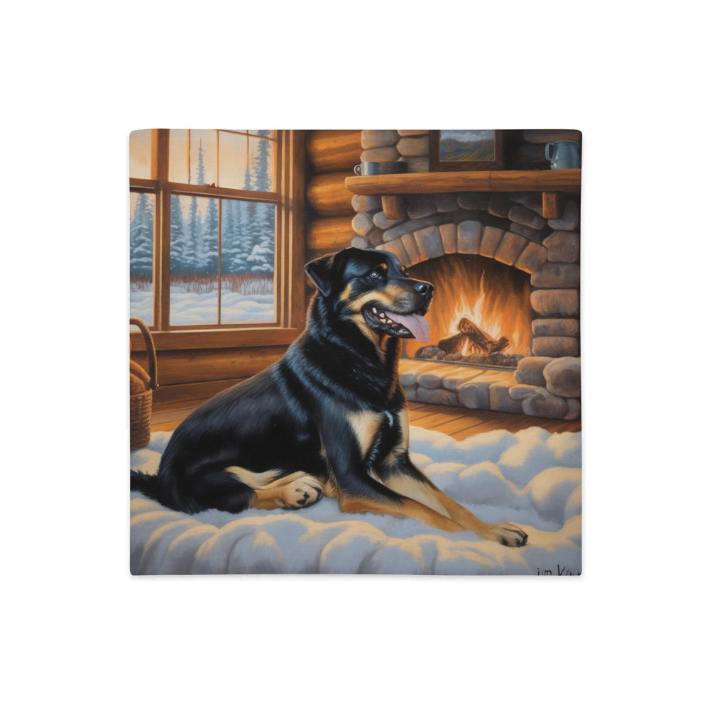 PugMug Custom Blue Premium Pillow Case