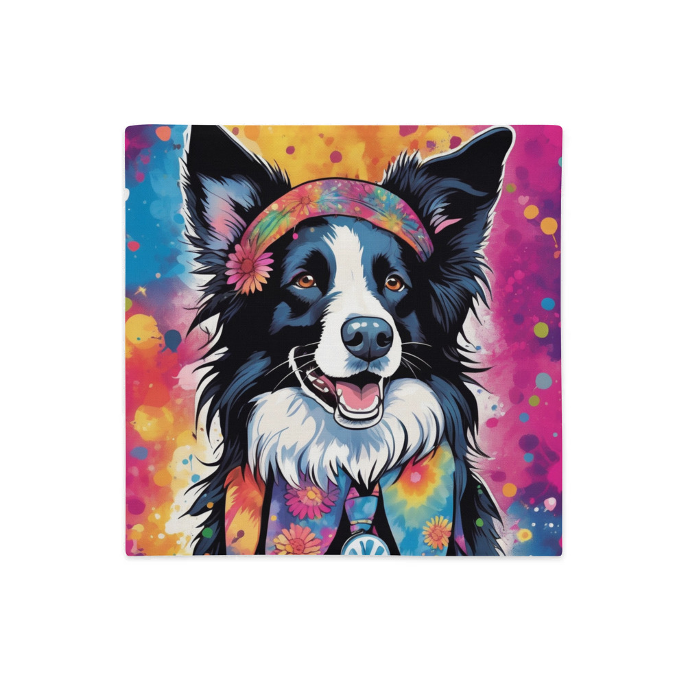 PugMug Custom Border Collie Premium Pillow Case