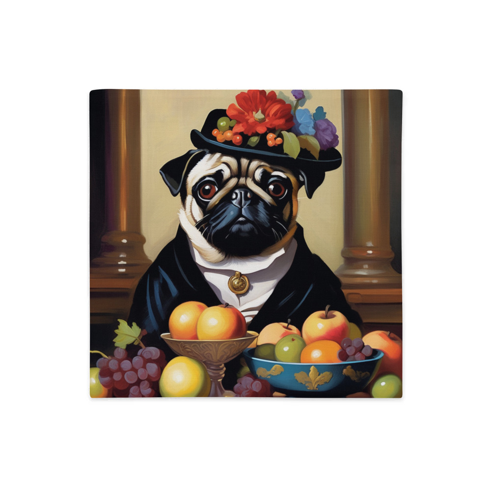 PugMug Custom Pug Premium Pillow Case