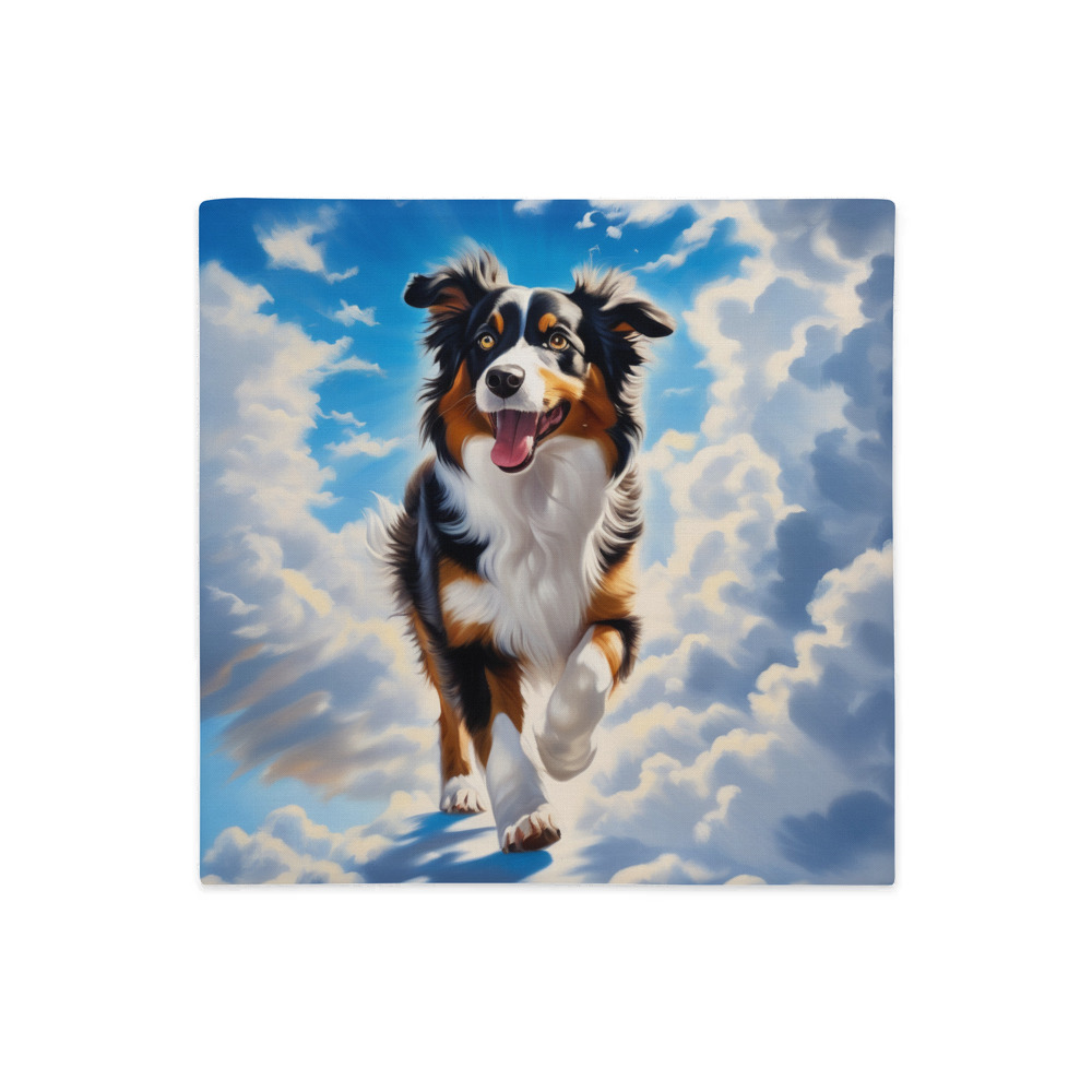 PugMug Custom Miniature American Shepherd Premium Pillow Case