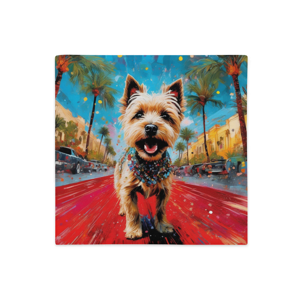 PugMug Custom Cairn Terrier Premium Pillow Case