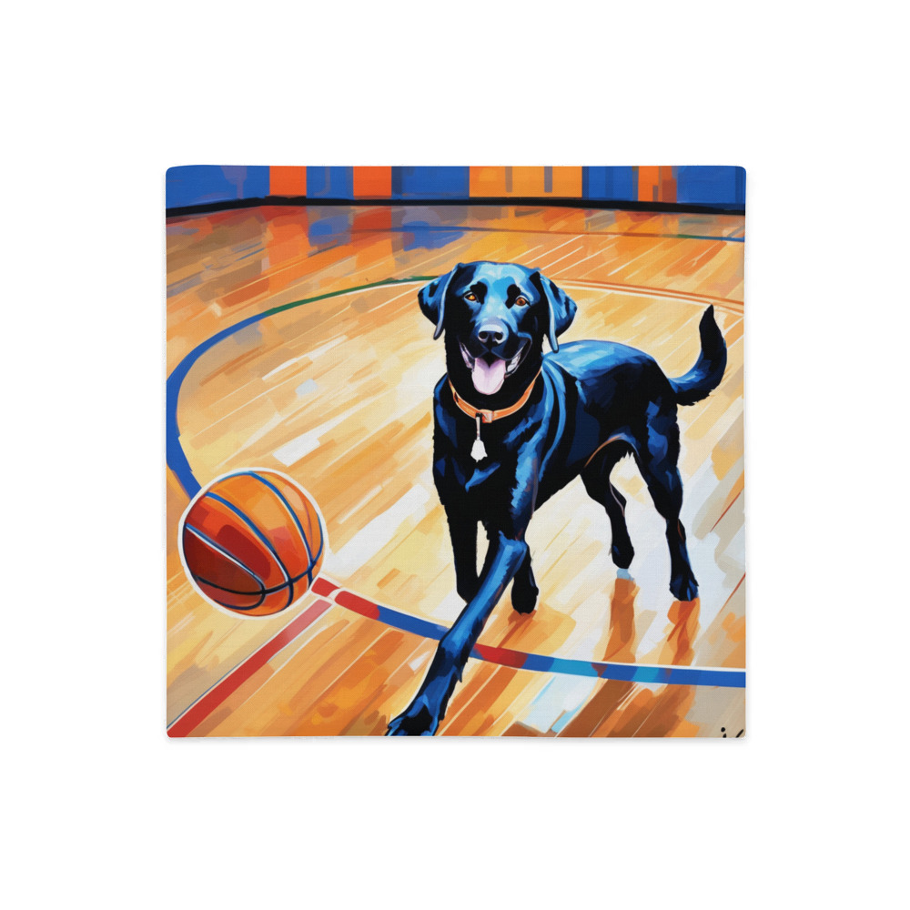 PugMug Custom Black Labrador Retriever Premium Pillow Case