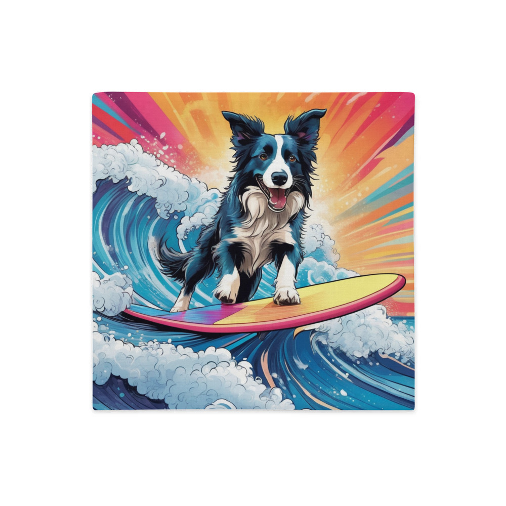 PugMug Custom Border Collie Premium Pillow Case