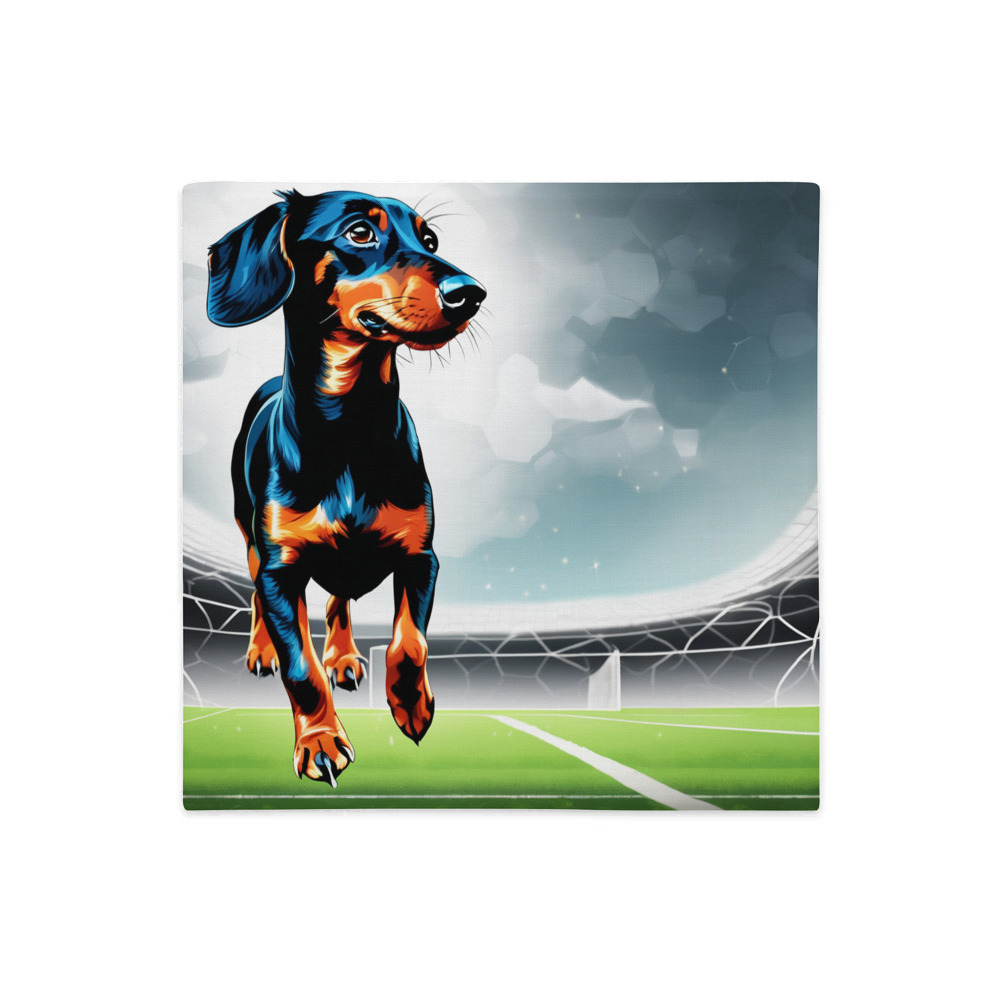 PugMug Custom Black Dachshund Premium Pillow Case