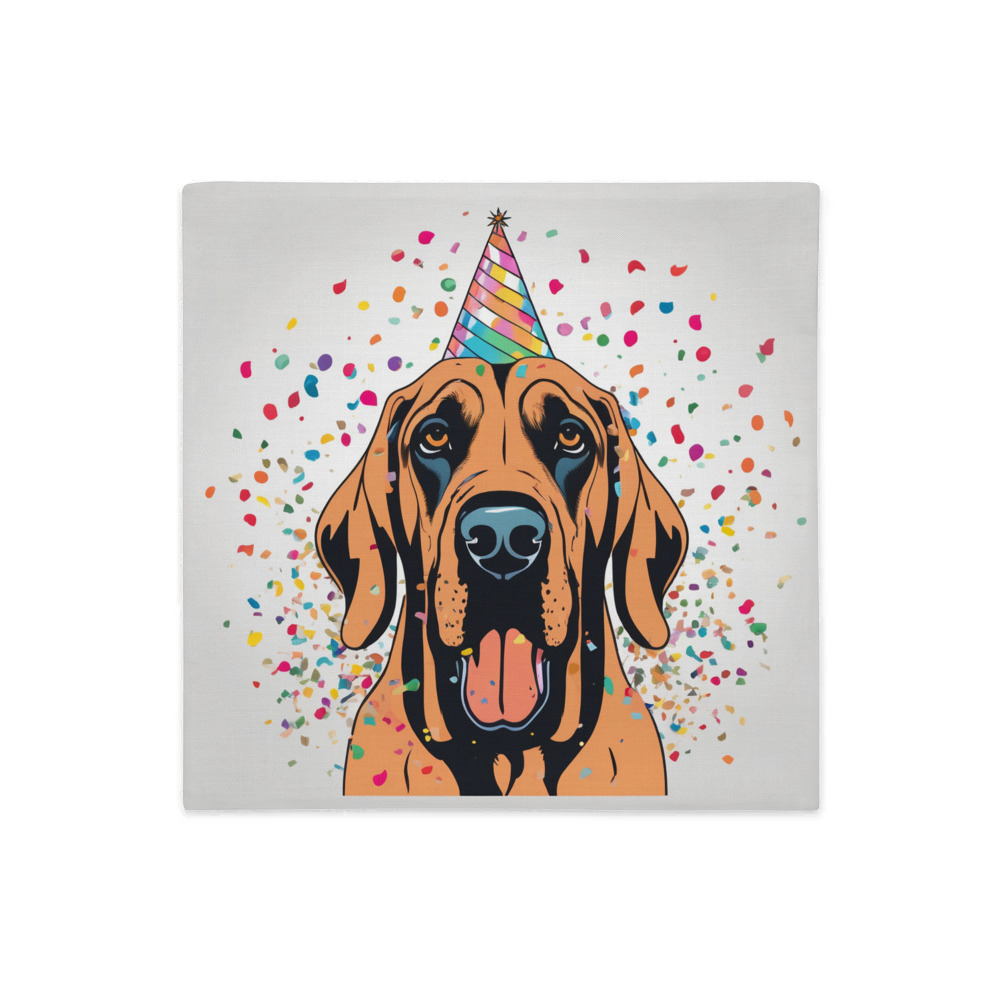 PugMug Custom Bloodhound Premium Pillow Case