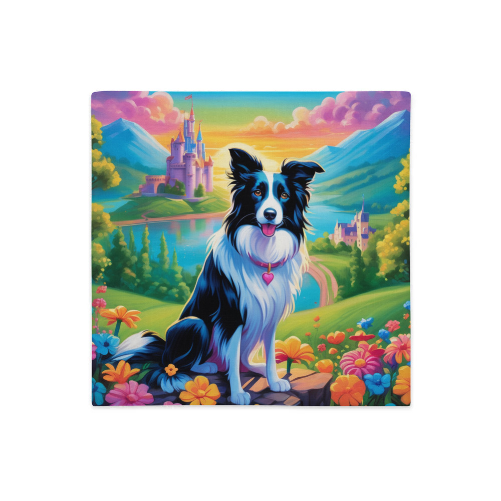 PugMug Custom Border Collie Premium Pillow Case