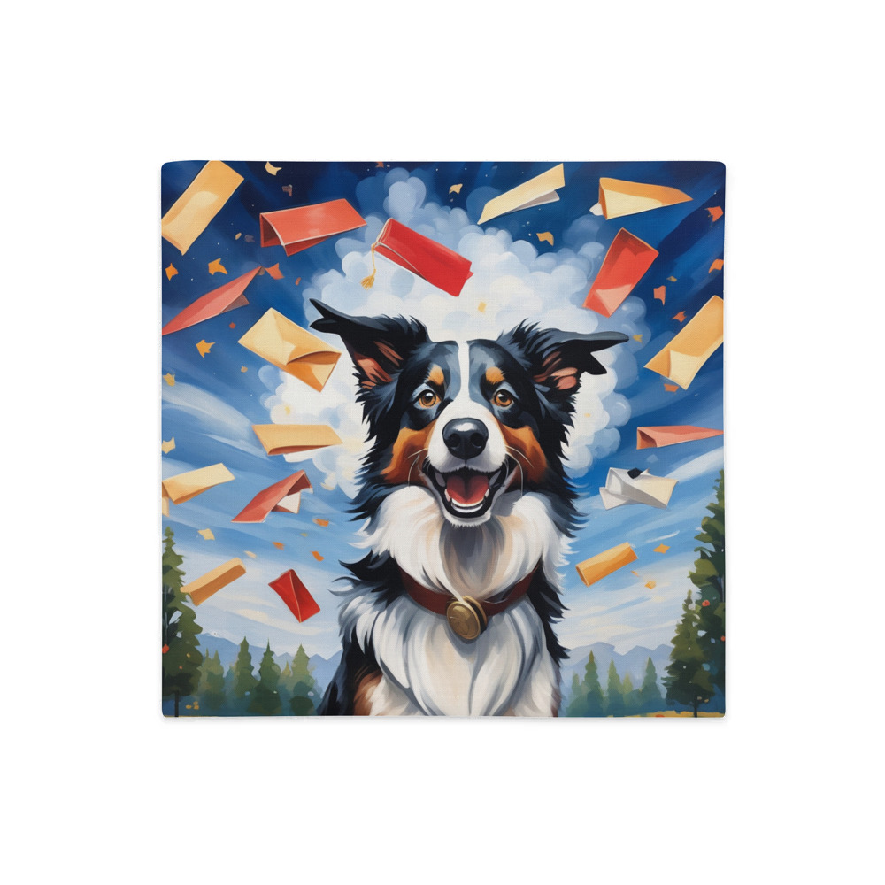 PugMug Custom Border Collie Premium Pillow Case