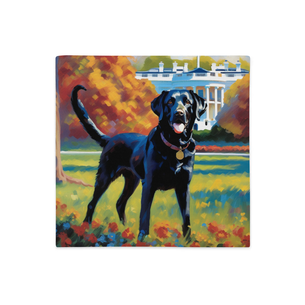 PugMug Custom Black Labrador Retriever Premium Pillow Case