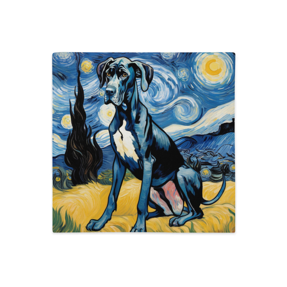 PugMug Custom Great Dane Premium Pillow Case