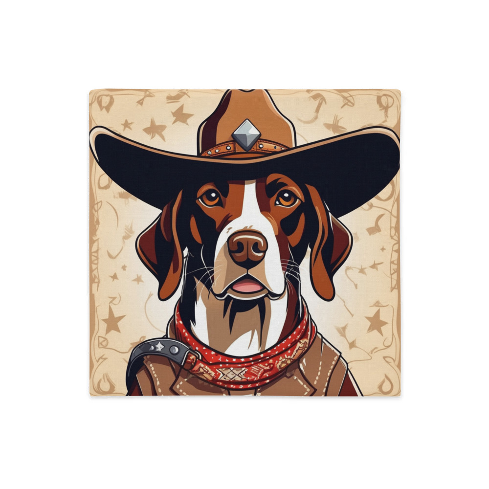 PugMug Custom Pointer Dog Premium Pillow Case