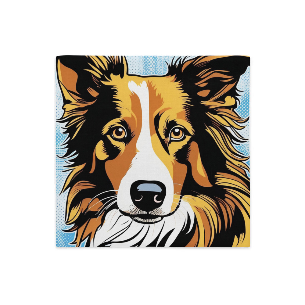 PugMug Custom Border Collie Premium Pillow Case