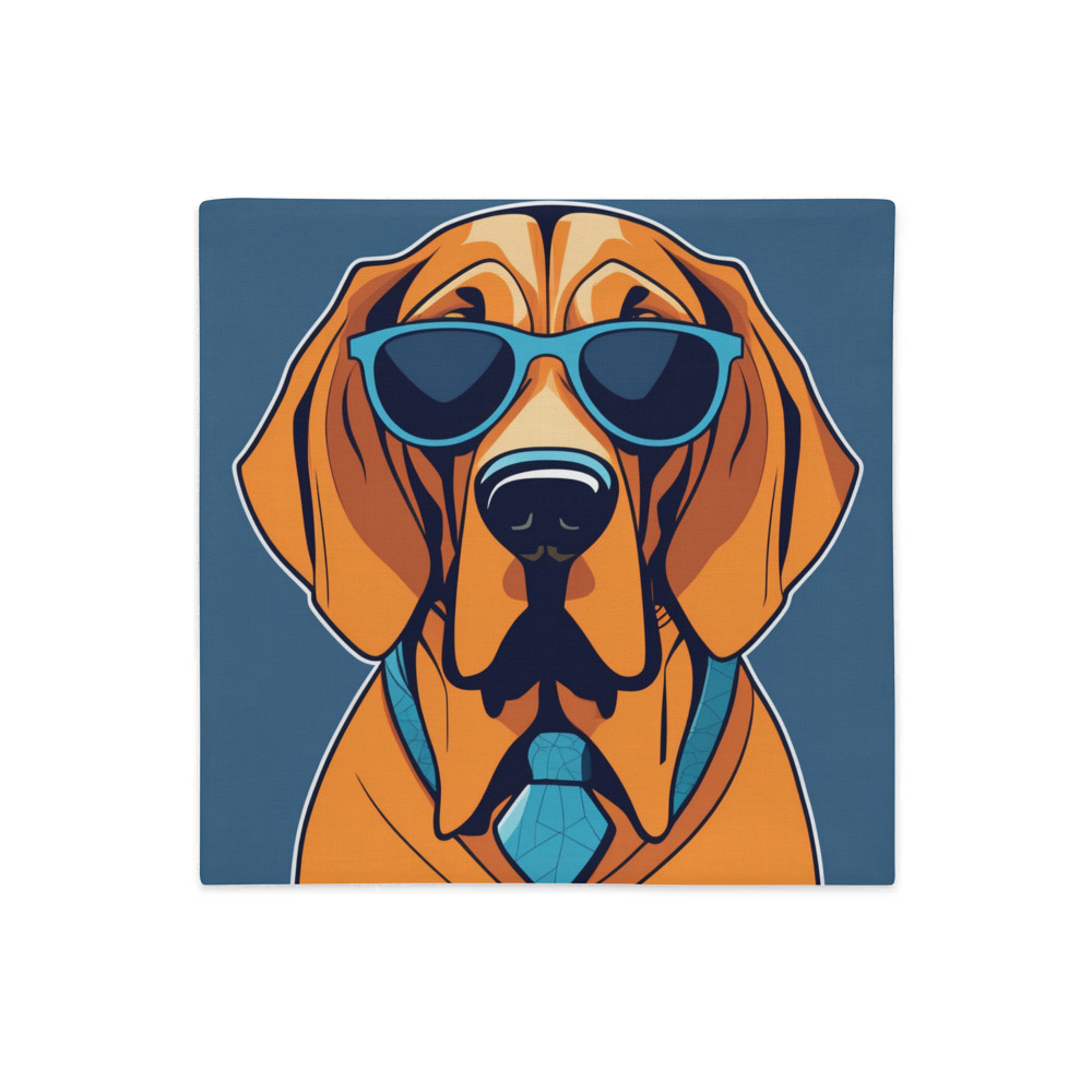 PugMug Custom Bloodhound Premium Pillow Case