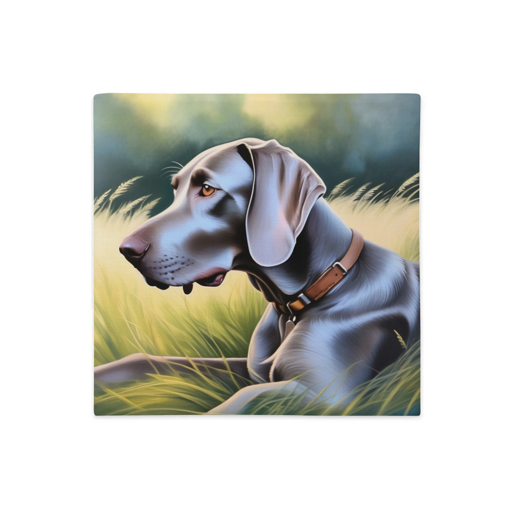 PugMug Custom Weimaraner Premium Pillow Case