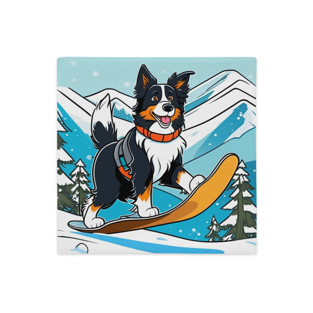 PugMug Custom Border Collie Premium Pillow Case