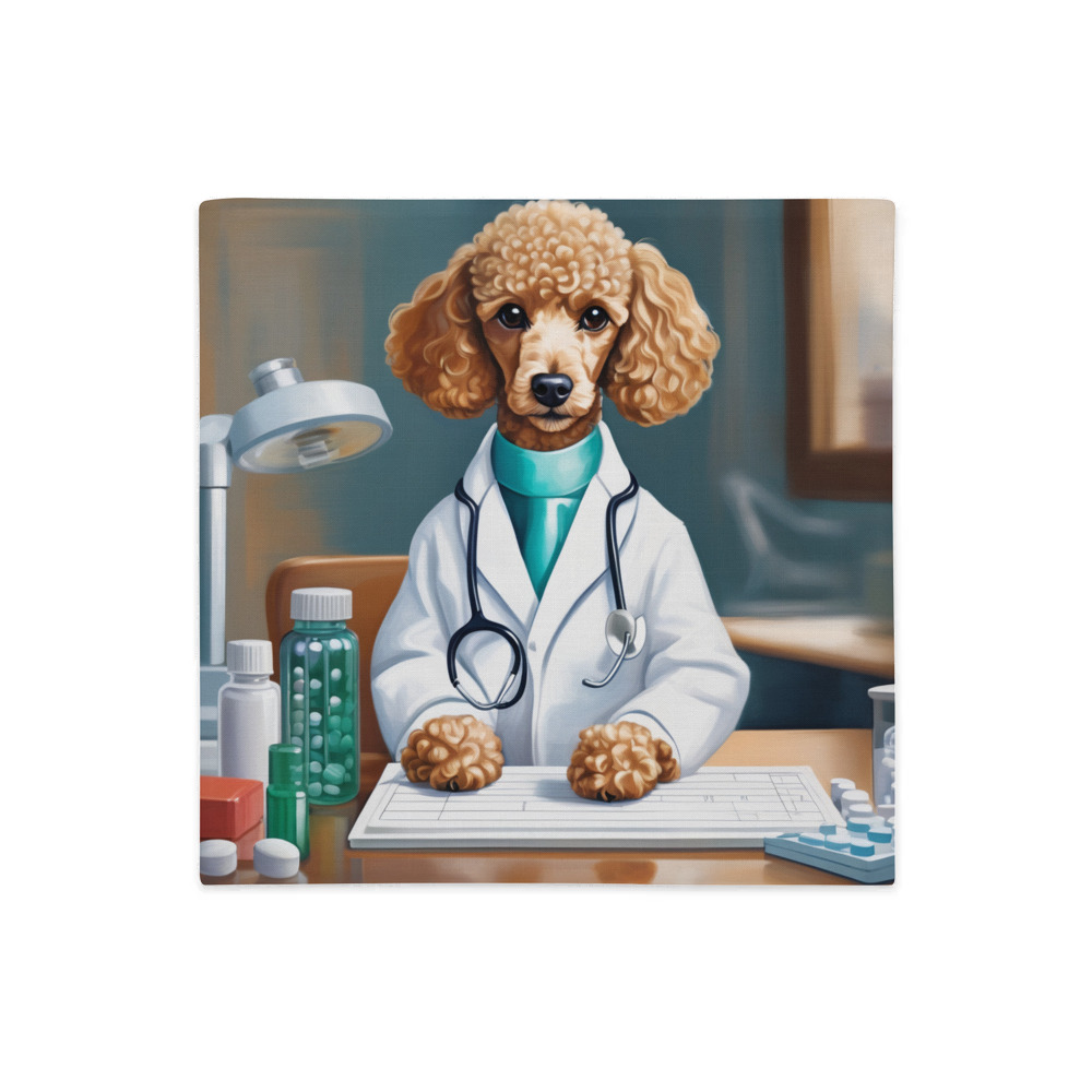 PugMug Custom Tan Poodle Premium Pillow Case