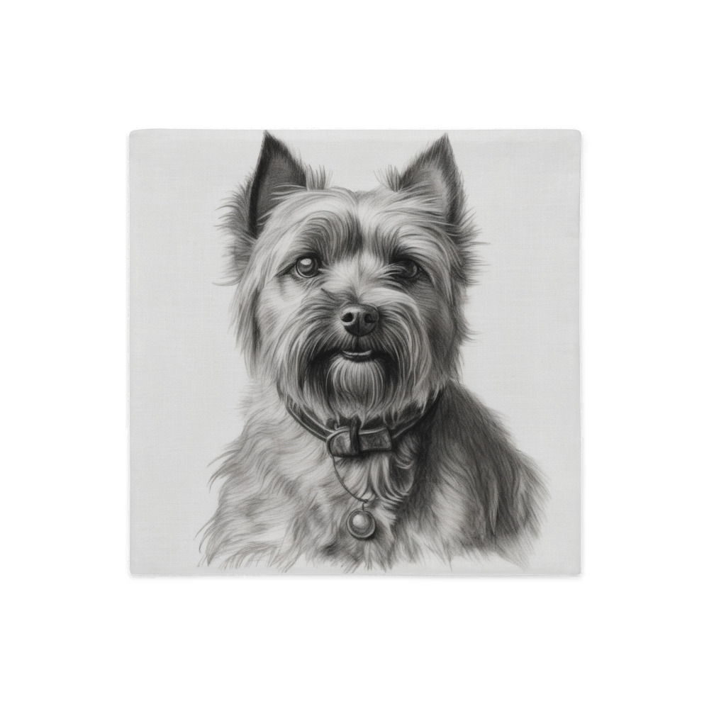 PugMug Custom Cairn Terrier Premium Pillow Case