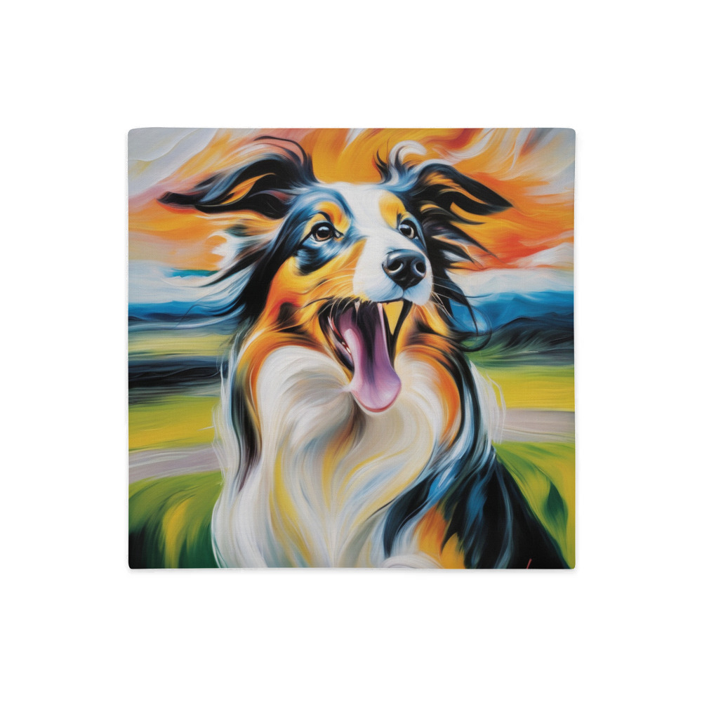 PugMug Custom Collie Premium Pillow Case