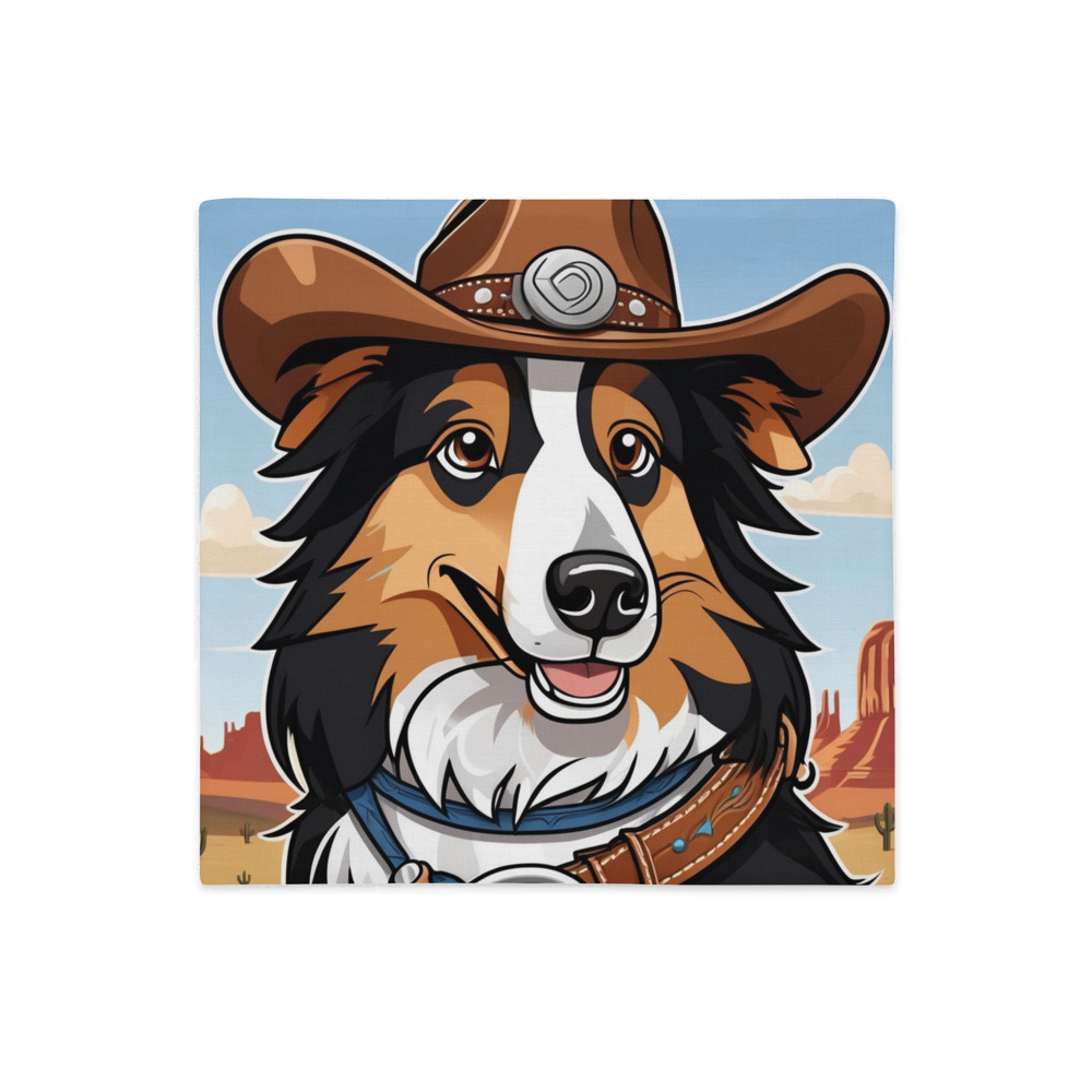 PugMug Custom Collie Premium Pillow Case